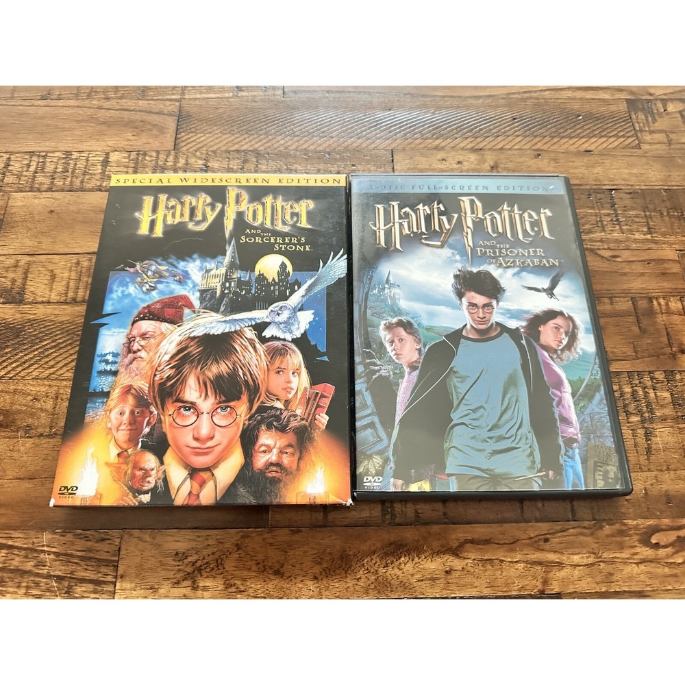 Harry Potter and the Sorcerers Stone Widescreen + Prisoner Of Azkaban FullScreen